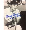 Image 2 : BILL "MOOSE" SKOWRON AUTOGRAPHED 16" X 20" BLACK & WHITE PHOTO
