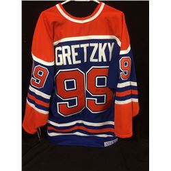 WAYNE GRETZKY AUTOGRAPHED OILERS HOCKEY JERSEY