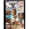 Image 1 : EVEL KNIEVEL  AUTOGRAPHED 16" X 25" COLOR POSTER W/ JSA COA