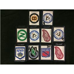 1973-74 O-Pee-Chee Hockey Card Team Logo Punch Out LOT