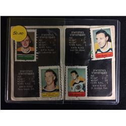 BOSTON BRUINS MINI-CARD ALBUM (COMPLETE)