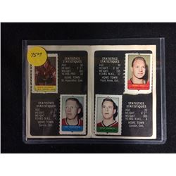 CHICAGO BLACK HAWKS MINI-CARD ALBUM (COMPLETE)