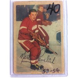 1953-54 Parkhurst #44 MARTY PAVELICH