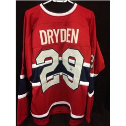 KEN DRYDEN AUTOGRAPHED CANADIENS HOCKEY JERSEY