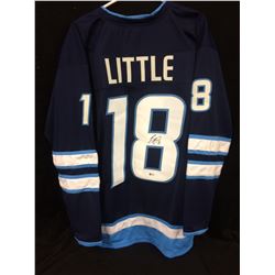 Bryan Little Signed Jets Jersey (Beckett COA)