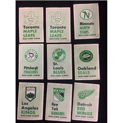 NHL MINI-CARD ALBUM LOT