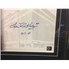 Image 2 : LEN "RED" KELLY AUTOGRAPHED 16" X 20" FRAMED PHOTO INSCRIBED HOF-69 W/ COA