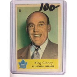 1959-60 Parkhurst #50 King Clancy AST. GM Toronto Maple Leafs