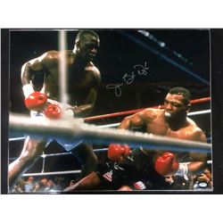 JAMES BUSTER DOUGLAS AUTOGRAPHED 16" X 20" PHOTO W/ SCHWARTZ COA