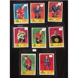 1967-68 TOPPS HOCKEY TRADING CARD LOT