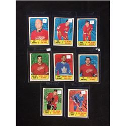 1967-68 TOPPS HOCKEY TRADING CARD LOT