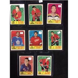 1967-68 TOPPS HOCKEY TRADING CARD LOT