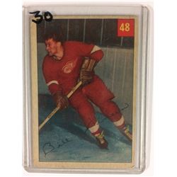 1954-55 Parkhurst Hockey Card #48 BILL DINEEN *RED WINGS*