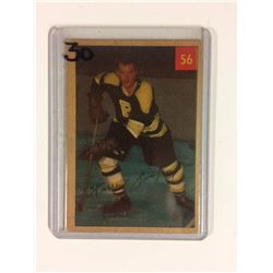 1954-55 Parkhurst Hockey Card #56 WARREN GODFREY *BRUINS*