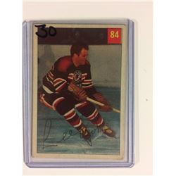 1954-55 Parkhurst Hockey Card #84 LEE FOGOLIN *BLACK HAWKS*