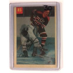 1954-55 Parkhurst Hockey Card #85 LARRY WILSON *BLACK HAWKS*