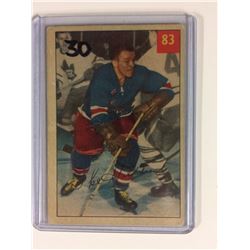 1954-55 Parkhurst Hockey Card #83 IKE HILDEBRAND *BLACK HAWKS*