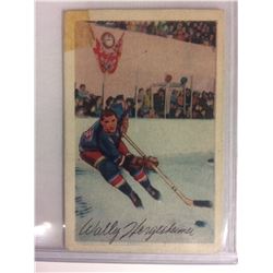 1952 Parkhurst #20 WALTER HERGESHEIMER *RANGERS*