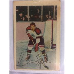 1952 Parkhurst #55 LIDIO "LEE" FOGOLIN *BLACK HAWKS*