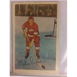 1952 Parkhurst #60 Metro Prystai *RED WINGS*