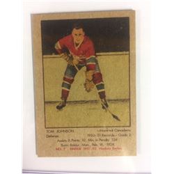 1951 PARKHURST #7 TOM JOHNSON *CANADIENS*