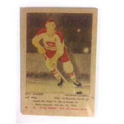 1951 PARKHURST #16 DICK GAMBLE *CANADIENS*