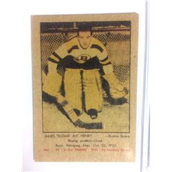 1951 PARKHURST #19 JAMES "SUGAR JIM" HENRY" *BRUINS*