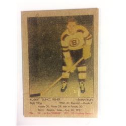 1951 PARKHURST #24 ROBERT "DUNC" FISHER *BRUINS*