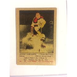 1951 PARKHURST #39 GEORGE CLARE MARTIN *BLACK HAWKS*
