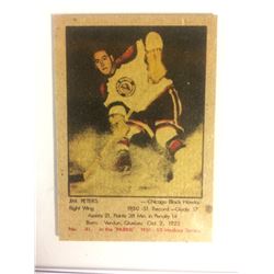 1951 PARKHURST #41 JIM PETERS *BLACK HAWKS*
