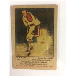 1951 PARKHURST #43 GEORGE GEE *BLACK HAWKS*
