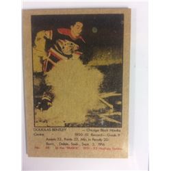 1951 PARKHURST #48 DOUGLAS BENTLEY *BLACK HAWKS*