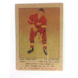 1951 PARKHURST #57 GLEN "SPIDER" SKOV *RED WINGS*