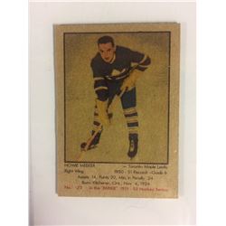 1951 PARKHURST #72 HOWIE MEEKER