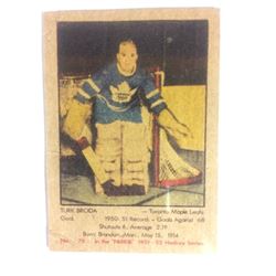1951 PARKHURST #75 TURK BRODA