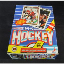 1991-92 OPC Hockey Box Of 36 Sealed Packs Of Cards