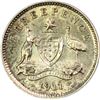 Image 1 : Australia, KGV, Threepence, 1911, Ch/Unc