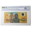Image 1 : Australia, QEII, Ten Dollars, Johnston/Fraser, 1988 (R.310b), AB32/561028, PCGS Gem Unc 66 OPQ