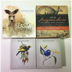 Australia, QEII, Proof Silver Fifty Cents - One Dollar, 2015-17