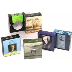 Australia, QEII, Proof Fine Silver One Dollar, 1992-99