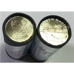 Australia, QEII, Uncirculated One Dollar Rolls, 2017