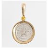 Image 2 : Ancient Coin Pendant, Severus Alexander, Set in 9ct Gold Surround