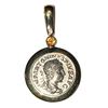 Image 1 : Ancient Coin Pendant, Elagabalus, Set in 9ct Gold Surround