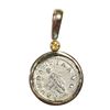 Image 2 : Ancient Coin Pendant, Elagabalus, Set in 9ct Gold Surround