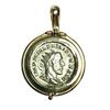 Image 1 : Ancient Coin Flip Locket, Philip I, Set in 9ct Gold Surround