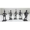 Image 1 : Five Sterling Silver Napoleonic Soldiers