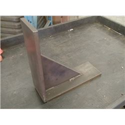 Steel Right Angle Plate, Overall: 4  x 11.5  x 12 