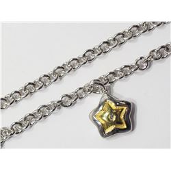 #20-STERLING SILVER RHODIUM PLATED DIAMOND