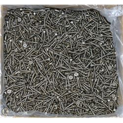 CASE OF 10,000 GRIPRITE PARTICLE BOARD SCREWS 8X1
