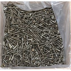 CASE OF 2000 FLAT ROBERTSON 12X1-3/4 SCREWS